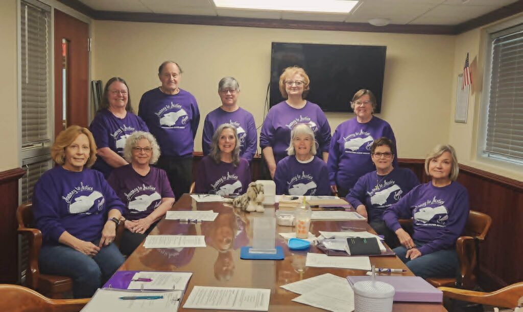 Journey to Justice board and advisory